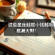 这些星座越抠小钱越容易漏大财!(图1) 这些星座越抠小钱越容易漏大财!(图1)