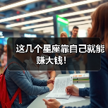 这几个星座靠自己就能赚大钱！（图1）
