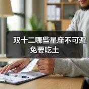 双十二哪些星座不可避免要吃土（图1）